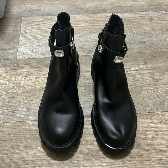 Madden Girl Gem Chunky Boots - Picture 2 of 5